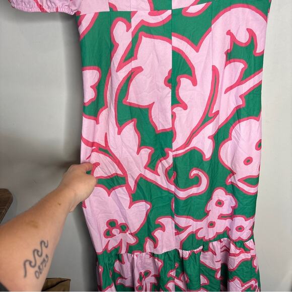 Rhode Ester Print Floral Midi Dress - Picture 9 of 10